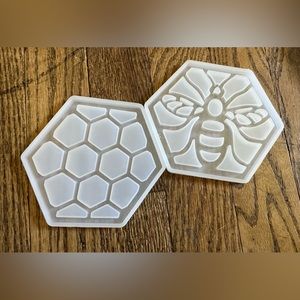 Epoxy / Resin silicone Bee Honeycomb mold set